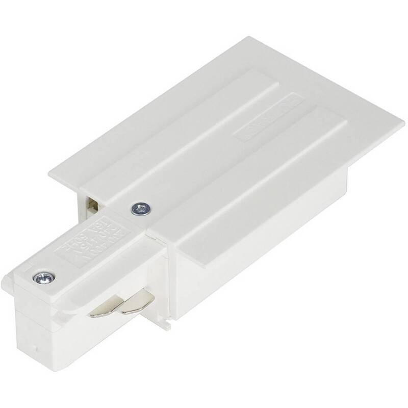 EUTRAC 3P Einspeiser Stromschiene Schiene weiss L Hauptanschluss - 4024163200172