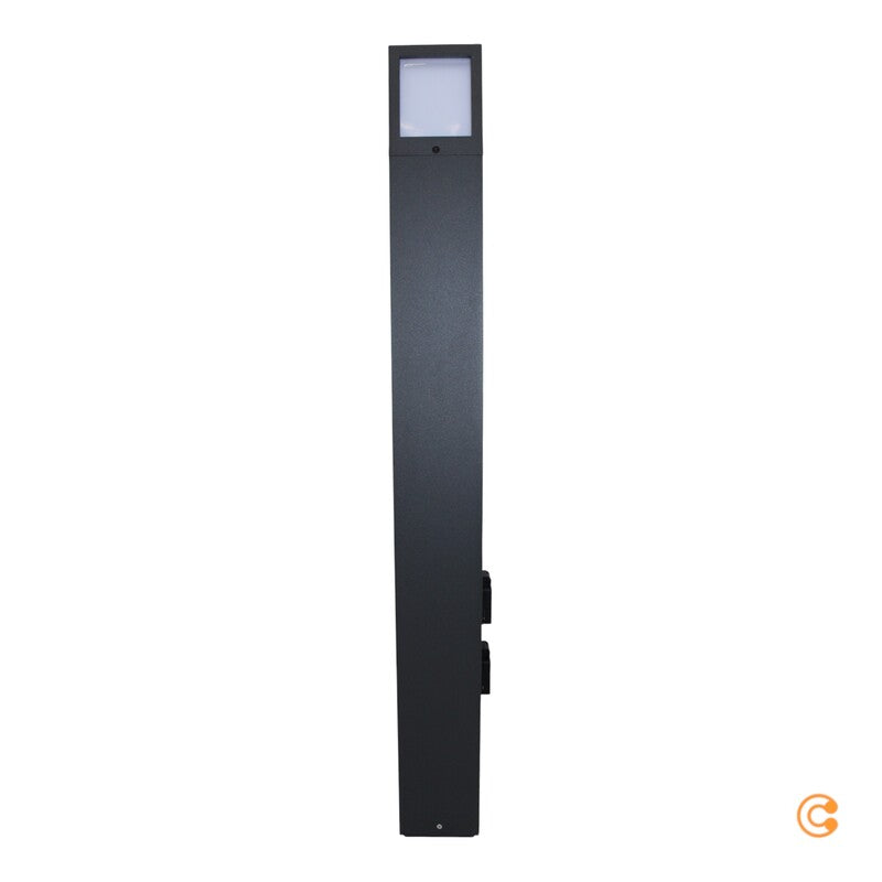 Deko-Light Steckdosensäule Steckdosensäule Facado 100cm grau SIEHE TEXT/FOTO - 4042943170729