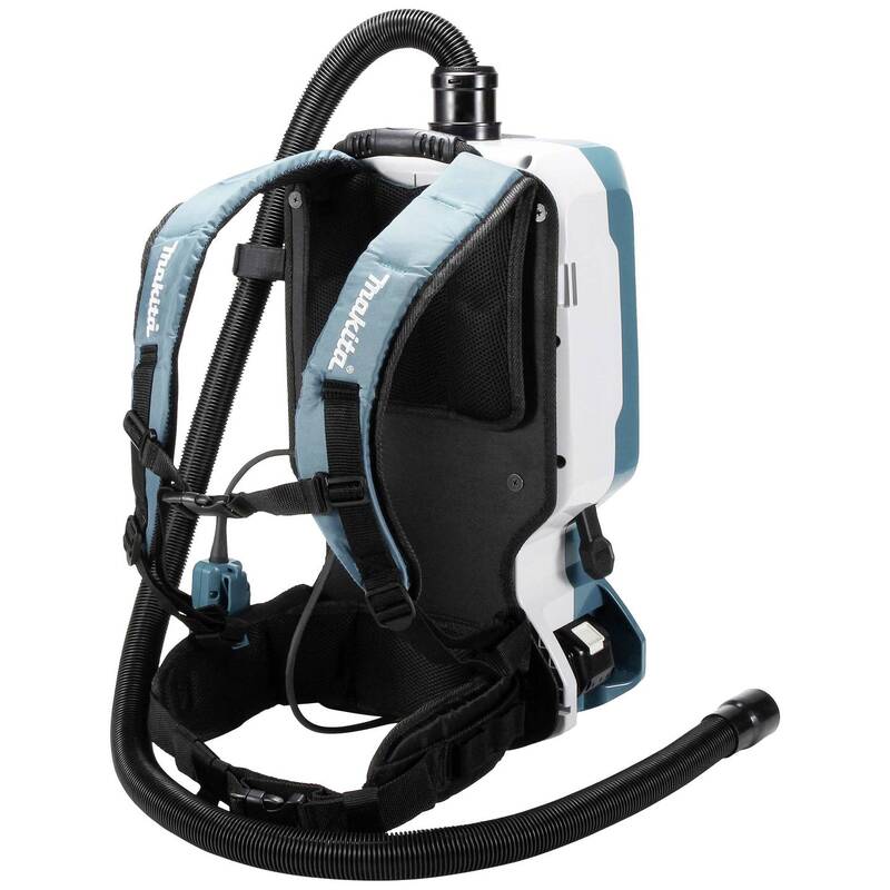 Makita Akku-Rucksackstaubsauger DVC665ZU Sauger 36V 6,7kg türkis effizient 523mm - 0088381890656