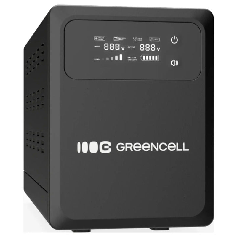 Green Cell USV Notstromversorgung Stromausfall Schwarz Powercore LC Display 800V - 5904326376601
