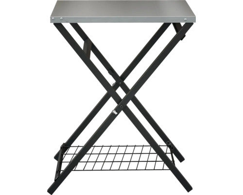 Tenneker Pizza Ofen Klapptisch Grilltisch Ablagetisch Edelstahl schwarz silber - 4306516021024