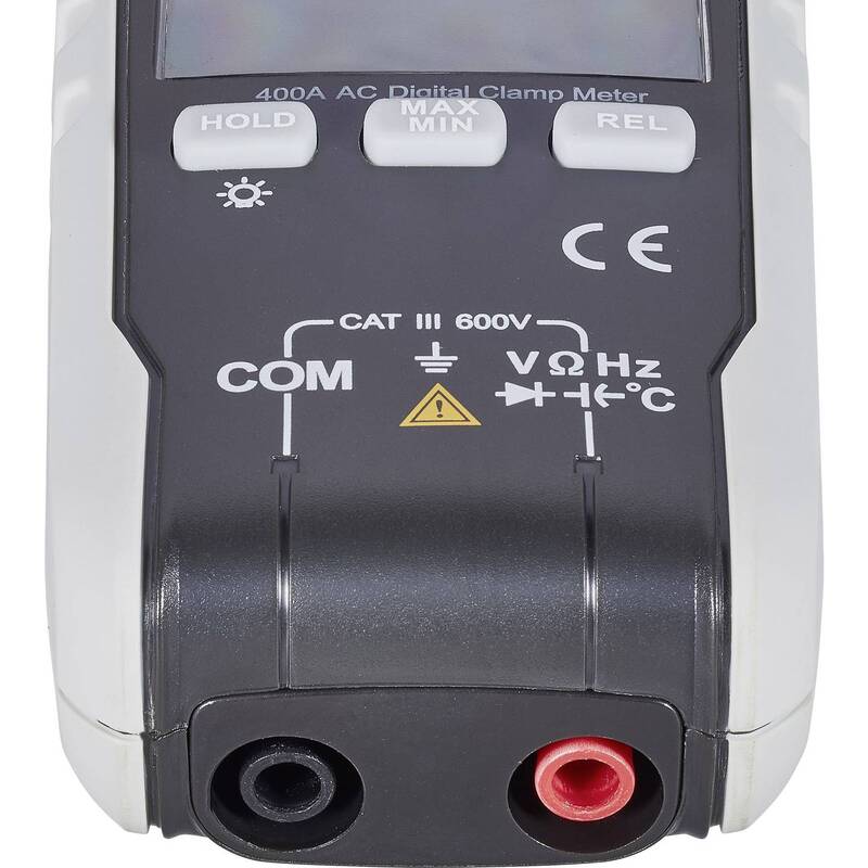 Voltcraft Stromzange VC585 digital CAT III 600V True RMS 4000 Counts kalibriert - 4016139317007
