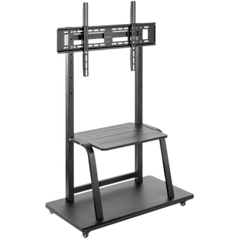 MH TV-Ständer Rollwagen TV-Wagen Monitorhalterung 37-100 Zoll 150kg Schwarz - 0766623462334