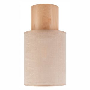 B-Ware Envostar Asolita Deckenleuchte Stoffschirm beige Deckenlampe Lampe Leuchte Spot
