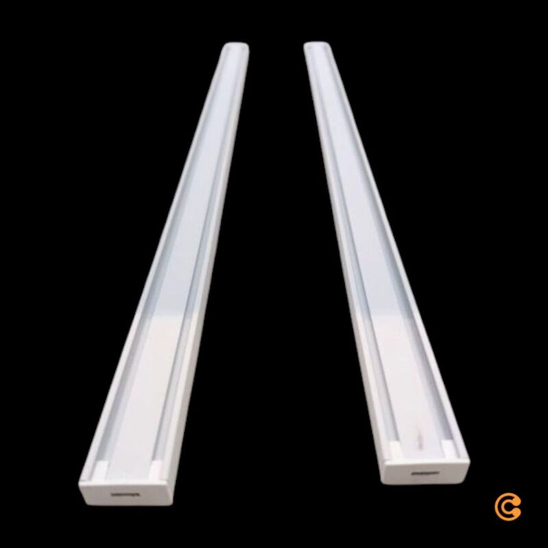 Paulmann Unterbaulampe Inline 2er LED Erweiterung dimmbar warmweiß 55cm weiß - 4000870986226