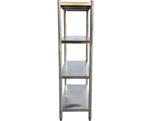 Kaiserthal Edelstahlregal Lagerregal Gastro Regal 320kg 4 Böden 180x100x50cm - 4306517968168