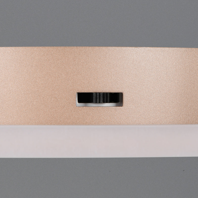 Reality Deckenleuchte Calle LED Lampe dimmbar CCT 2300K-4000K braun Ø50cm - 4017807654295