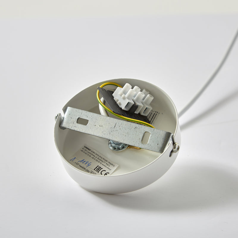 Luminex Hängeleuchte Pendelleuchte Noak LED Hängelampe dimmbar weiß natur Ø17cm - 5907565911947