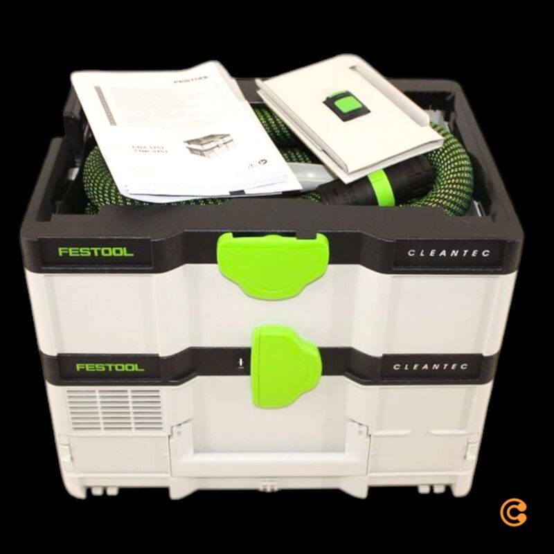 Festool Akku-Absaugmobil Sauger Staubsauger CLEANTEC Filtersackvolumen 3,5 l - 4014549388891
