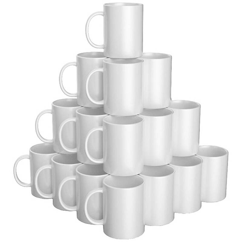 Cricut 2008945 Tasse Keramiktasse Becher Kaffeetasse 425 ml Weiß Trinktasse - 93573882814