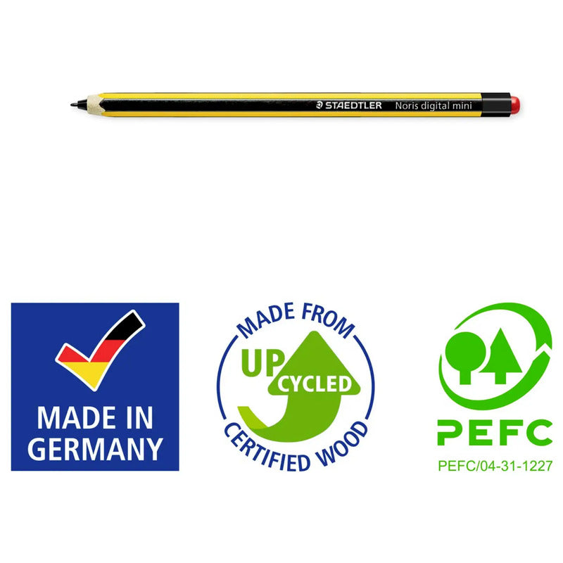 Staedtler Touchpen Grafiktablett Noris digital schwarz gelb 4096 Druckniveaus - 4007817166611