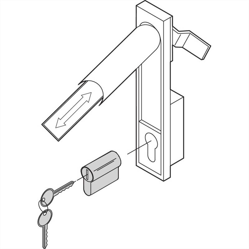 Schroff 25127995 19 Zoll Netzwerkschrank-Schießeinsatz Einsatz - 4036088112171