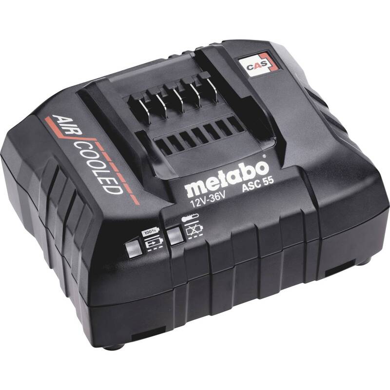 Metabo Ladegerät Schnellladegerät Akkuladegerät ASC 55 Air Cooled Universal Akku - 4007430215857