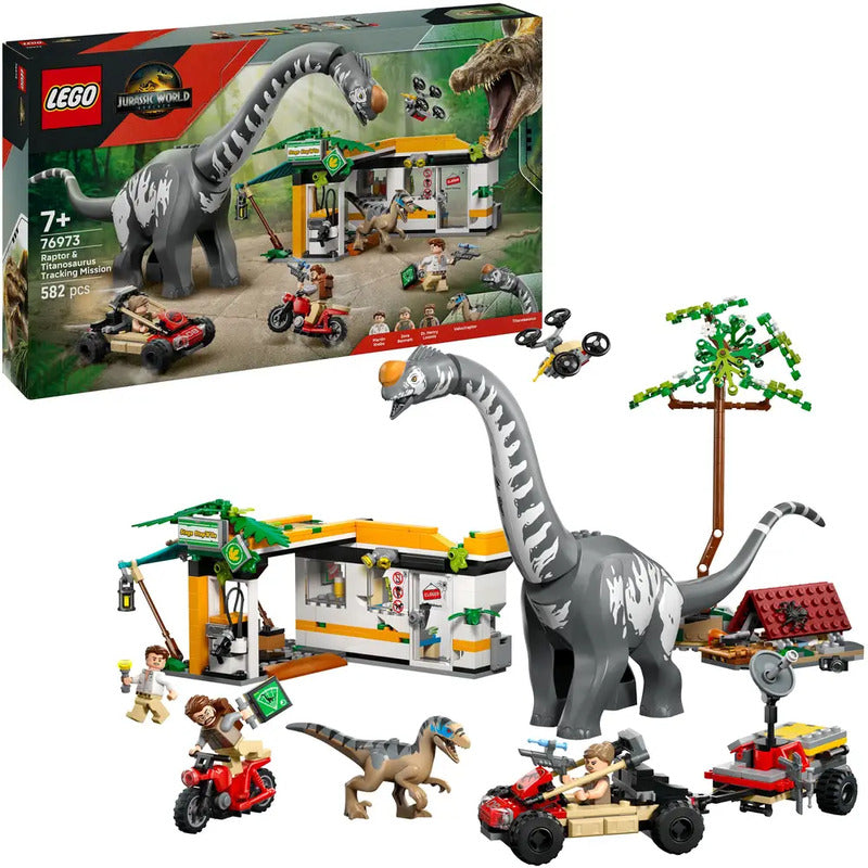 LEGO Jurassic World Bauset Spielset Dinosaurier Raptor Titanosaurus Abenteuer - 5702017812786