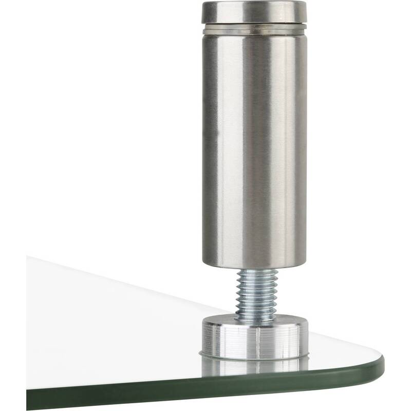 SpeaKa Professional Monitor-Erhöhung höhenverstellbar transparent 75-90mm 20kg - 4064161041346