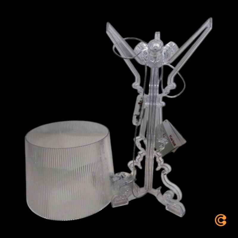 Kartell Tischleuchte Bourgie LED Lampe dimmbar Designer transparent 78cm - 8058967307566