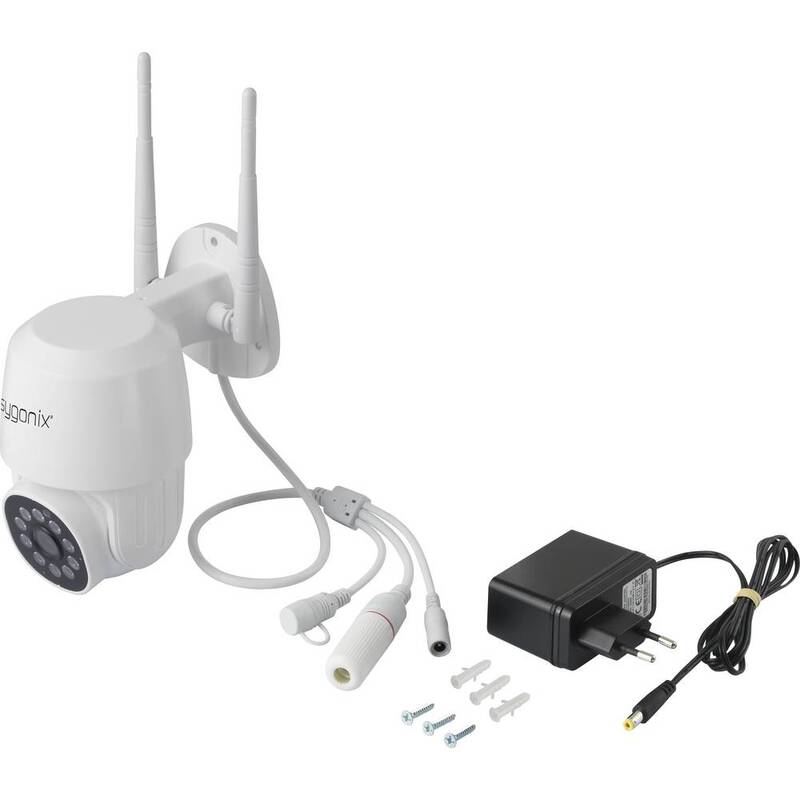 Sygonix PTZ WLAN SY-4760960 LAN WLAN IP Überwachungskamera Kamera 1920 x 1080 - 4064161183992