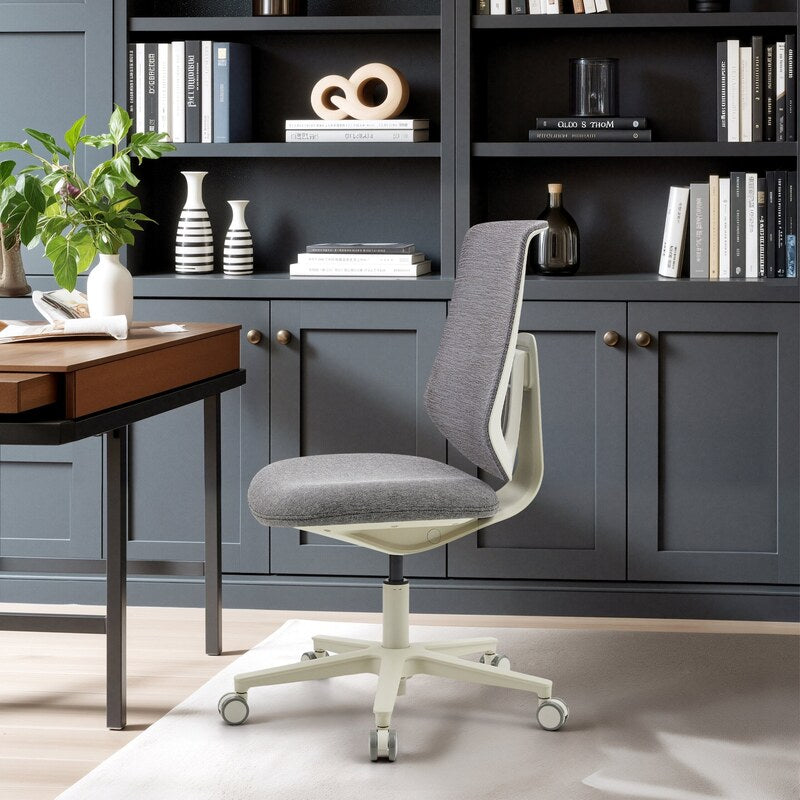 hjh OFFICE Bürostuhl Sitflex Lady ergonomisch ohne Armlehnen grau Home Office - 4064323108337
