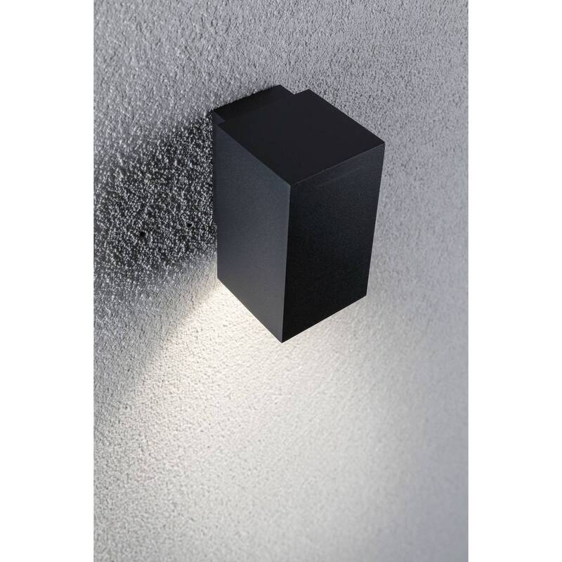 Paulmann Flame AußenWandleuchte Gartenleuchte Terrassenlampe 1fl 10,3cm anthrazi - 4000870943274