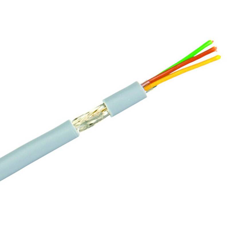 Conrad Elektronik Elektronikleitung Steuerleitung Kabel LIYCY 7x0,5 RG100 grau - 2050009579463