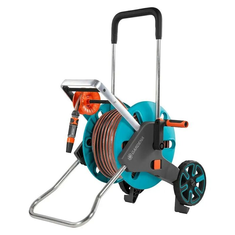 Gardena Schlauchwagen Schlauchwagen Set Aqua Roll M 30m Schlauch große Räder - 4078500047593