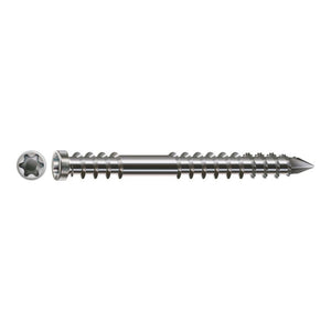 B-Ware SPAX Terrassenschraube Edelstahl A4 6mm 80mm Teilgewinde 100 Stück CUT-Spitze