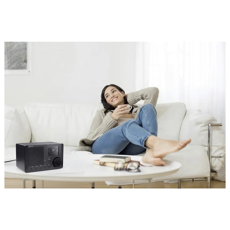 Renkforce Internet Tischradio RF-IR-MONO2 Bluetooth Internetradio schwarz - 4064161506029