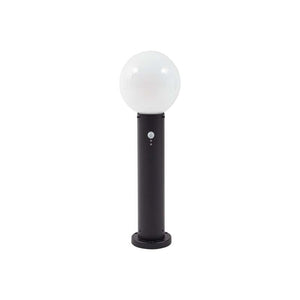 B-Ware Lindby Sockelleuchte Dangan LED Gartenleuchte Außenlampe mit Sensor schwarz 60cm