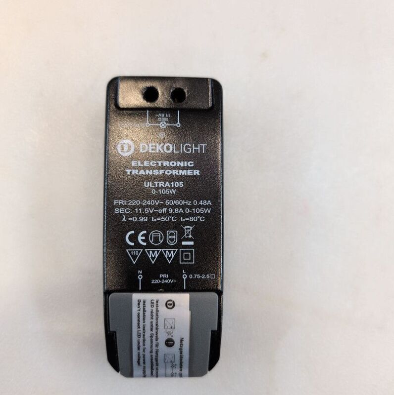 Deko Light LED Trafo Konstantspannung dimmbar 105W 9.80A 11.5V schwarz - 4042943191854