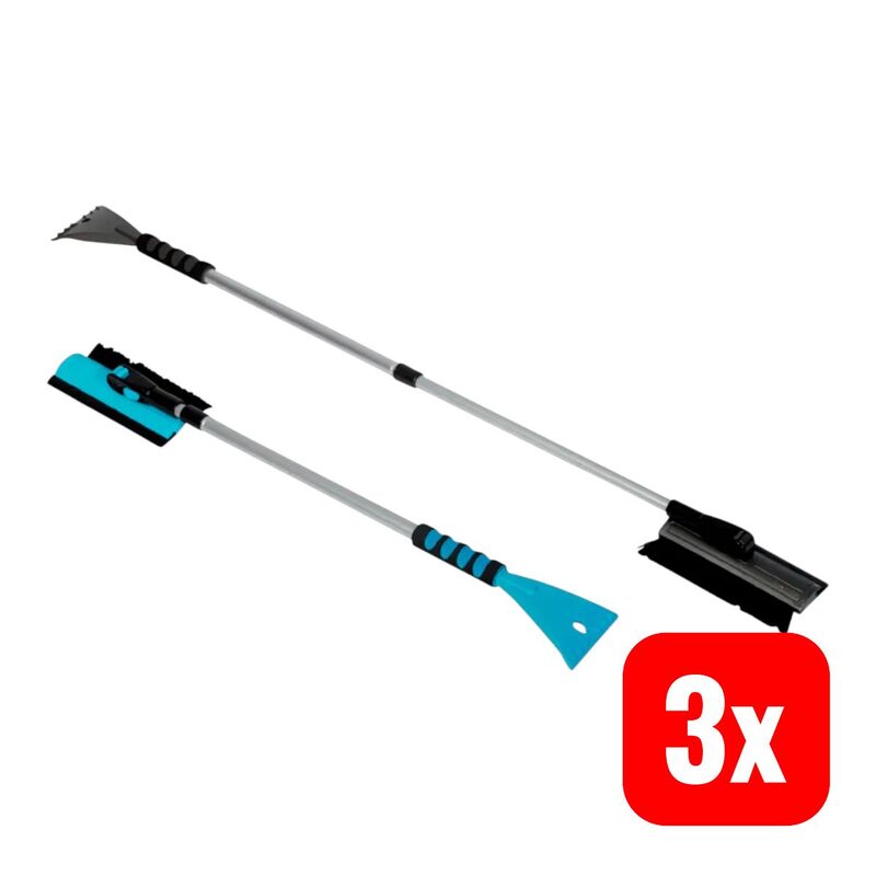 IWH Aluminium Eiskratzer Schneebesen ausziehbar Softgriff Pkw SUV Van blau - 4028354886503