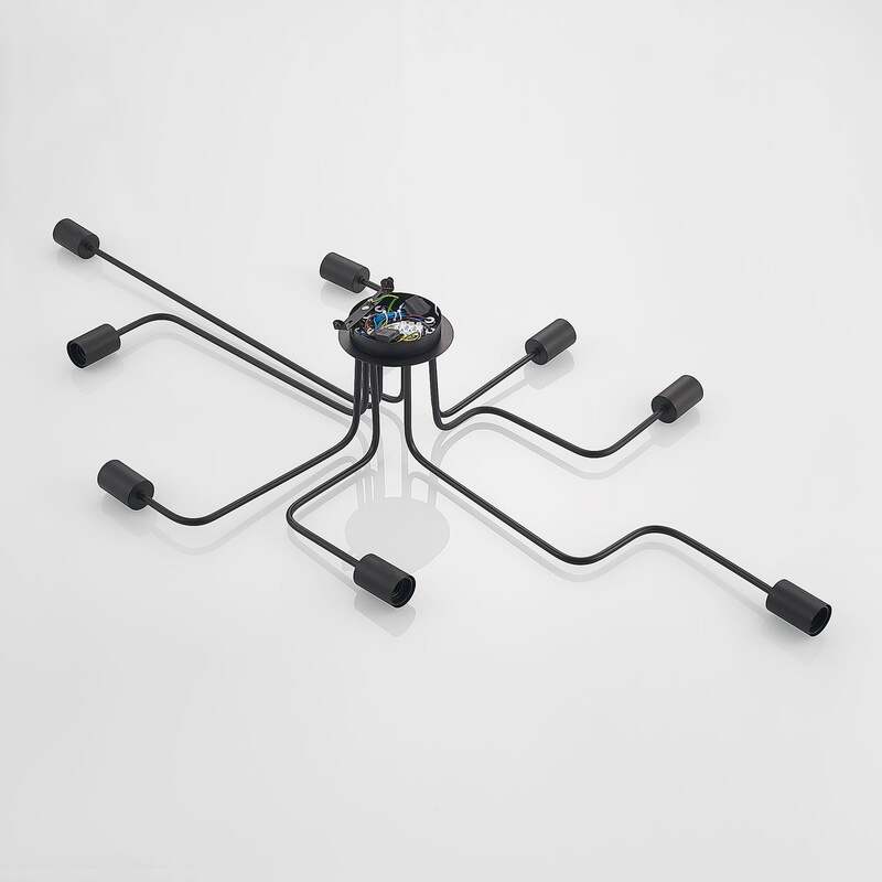 Lindby Elimar Deckenlampe achtflammig Deckenleuchte Lampe Leuchte IP20 E27 60W - 4251911710328