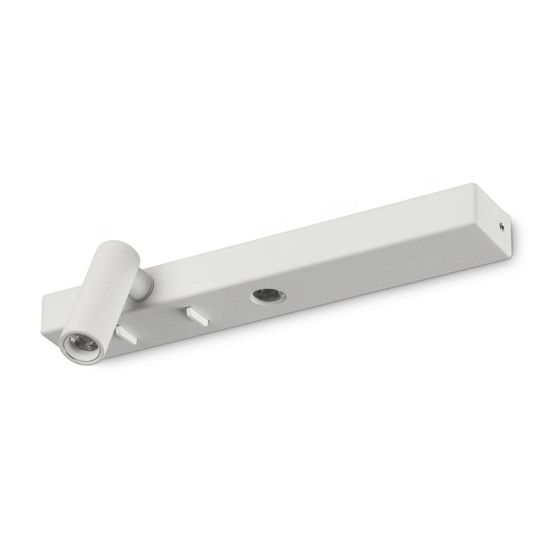 Ideallux Wandleuchte Bonne Nuit 1 LED Lampe Wandlampe modern weiß 22x6,5cm - 8021696336794