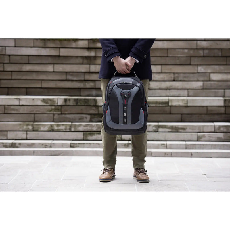 Wenger Notebook Rucksack Pegasus Grau Multifunktionsrucksack 17,3 Zoll Tasche - 7613329007976