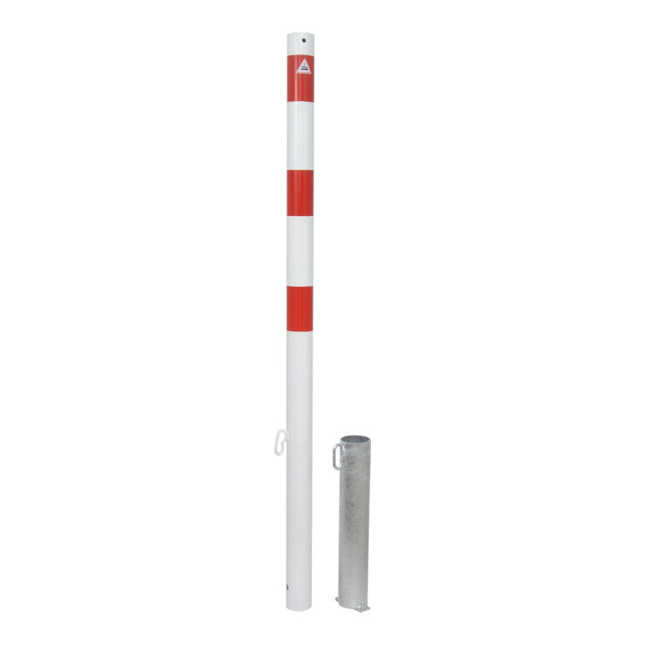 Schake Absperrpfosten Pfosten 460V Vorhangschloss herausnehmbar Ø60mm 2 STÜCK - 4250384709969