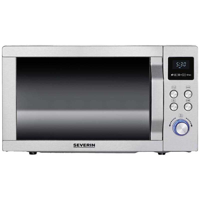 Severin Mikrowelle Edelstahl MW 7774 Grillfunktion Pizzafunktion Heißluft 25l - 4008146041273