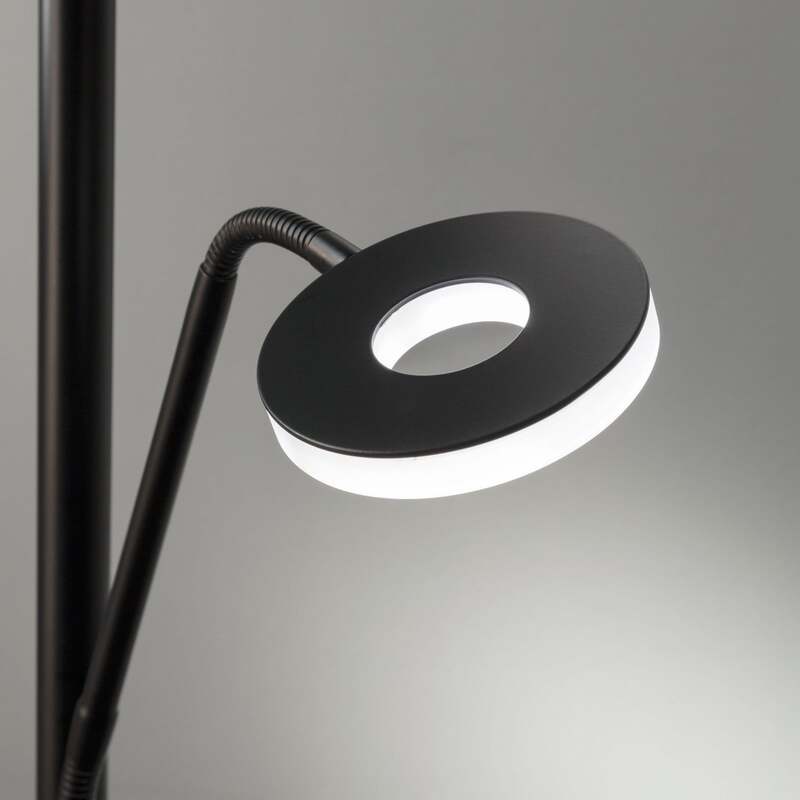 FISCHER & HONSEL Stehleuchte Dent LED dimmbar schwarz 180cm CCT Leselampe - 4003694403184
