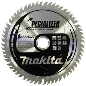 B-Ware Makita Kreissägeblatt 165mm 60 Zähne EFFICUT Holz Sägeblatt 1,85mm dick 1 St.