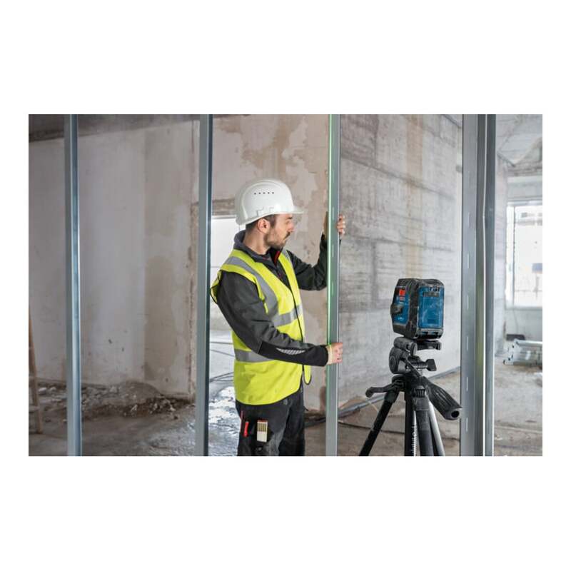 Bosch Linienlaser GLL 20-22 G Nivelliergerät Baustativ BT 150 Professional IP65 - 4053423303322