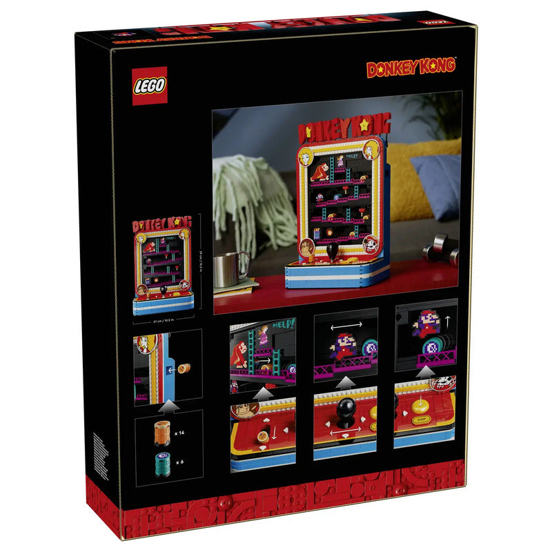 LEGO Super Mario Donkey Kong Arcade Retro-Spielautomat 1367 Teile Zimmerdeko - 5702018063842