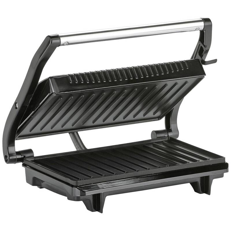 Tristar GR-2846 Kontaktgrill 700W Edelstahl Antihaftbeschichtung Sicherheitsv... - 8713016028464