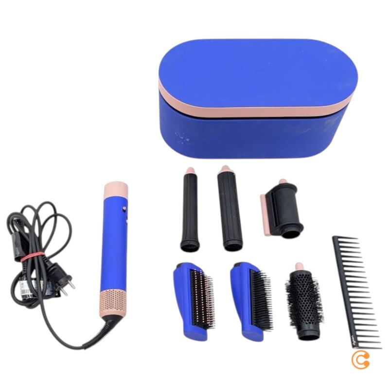 Dyson Multihaarstyler Complete Long Violettblau/Rose 6 Aufsätze Lockenstab - 4251168330034