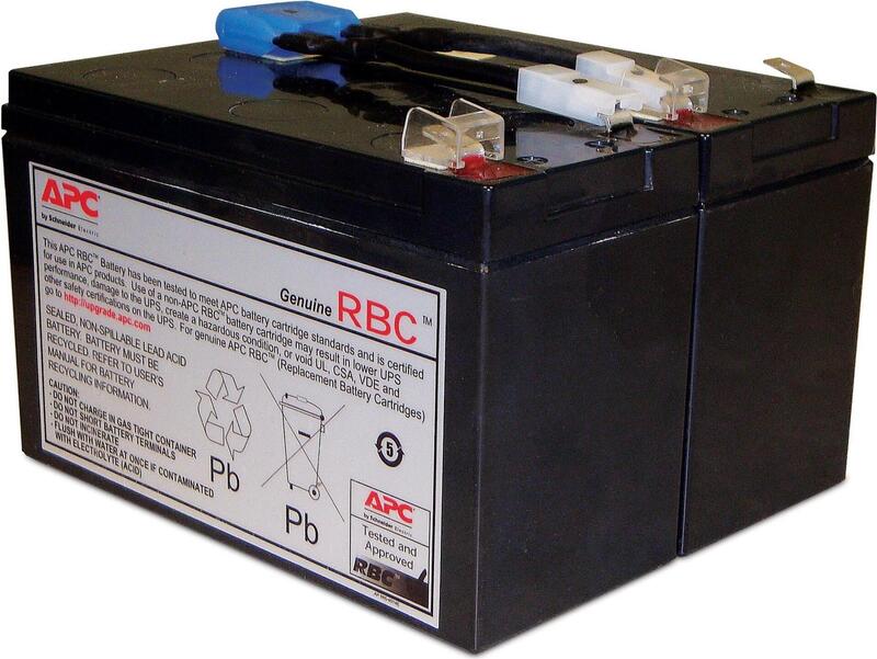 APC Ersatzbatterie RBC #142 216 Wh Bleisäure Akku für APC USV schwarz 24V - 0731304291978