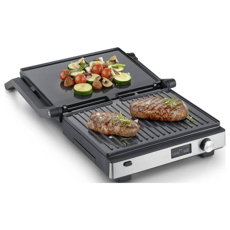 SEVERIN Kontaktgrill KG 2380 SEVINI Grillgerät Grillen Küche Balkon Silber 2000W - 4008146046766