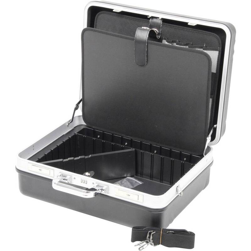 Allit Werkzeugkoffer unbestückt Werkzeugkasten Set schwarz ABS 500x400x220mm - 4005187222258