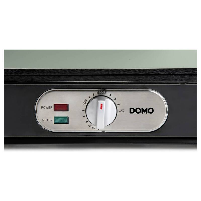 DOMO Sandwich-Waffle-Grill 3-in-1 Waffeleisen Salbei-Grün 1100 W kompakt - 5411397168504