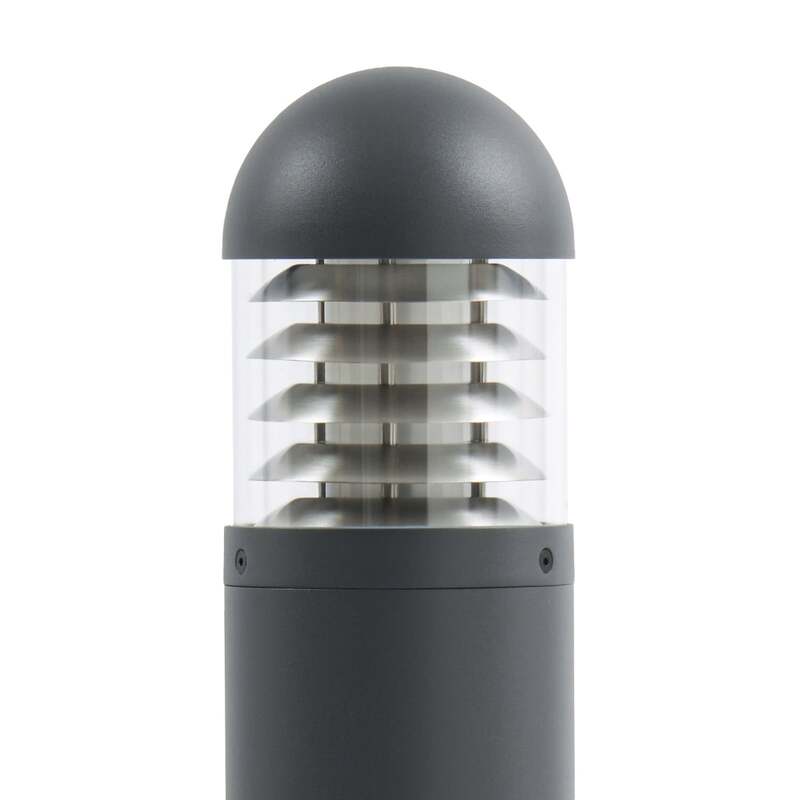 Lucande Wegeleuchte Gartenleuchte Skagena LED Pollerleuchte anthrazit 90cm IP54 - 0000010047281