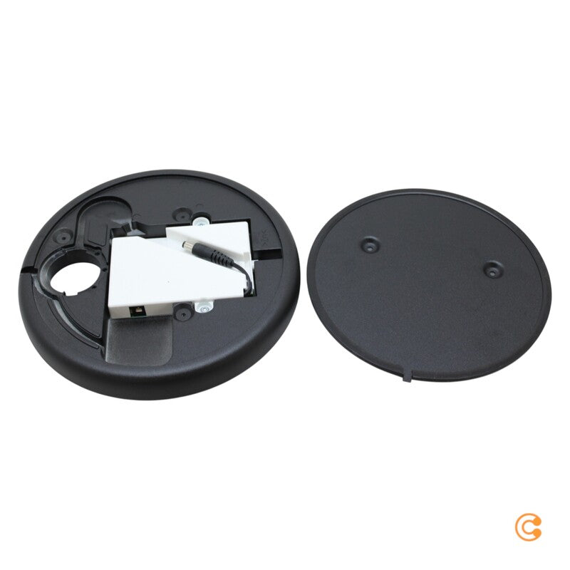 Glamox Fuß für Tischleuchte Basis Motus Flat Induktion schwarz Lampenfuß 3kg - 7040670285188