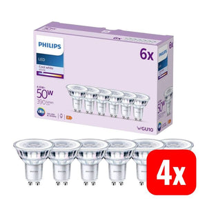 4x B-Ware Philips 9290012182 LED Reflector GU10 Bulb 4.6W=50W Neutral White