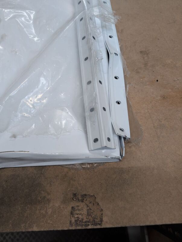 IRONSIDE Lagerregal-Komplettregal 4 Böden Handtuchheizkörper 50kg weiß - 3394661003638