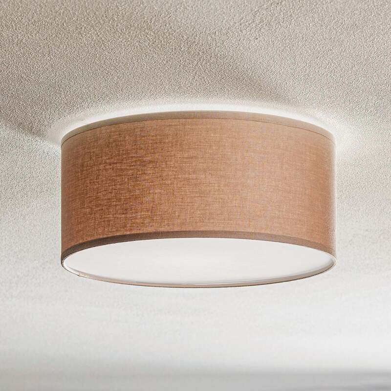 Euluna Deckenlampe Rondo Deckenlampe Wohnzimmerlampe E27 cappuccino Ø 30 cm - 5901780533366